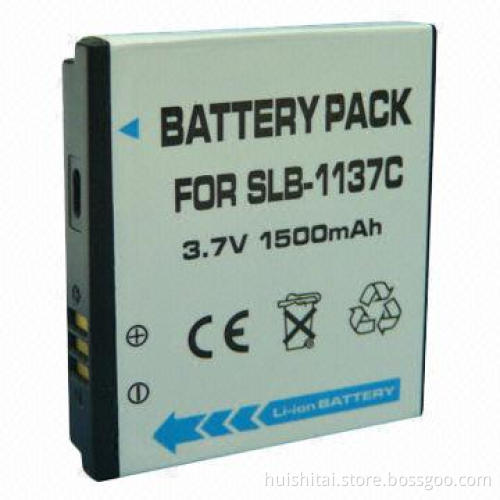 Digital Camera Battery for Samsung SLB-1137C with 1,000mAh Capacity